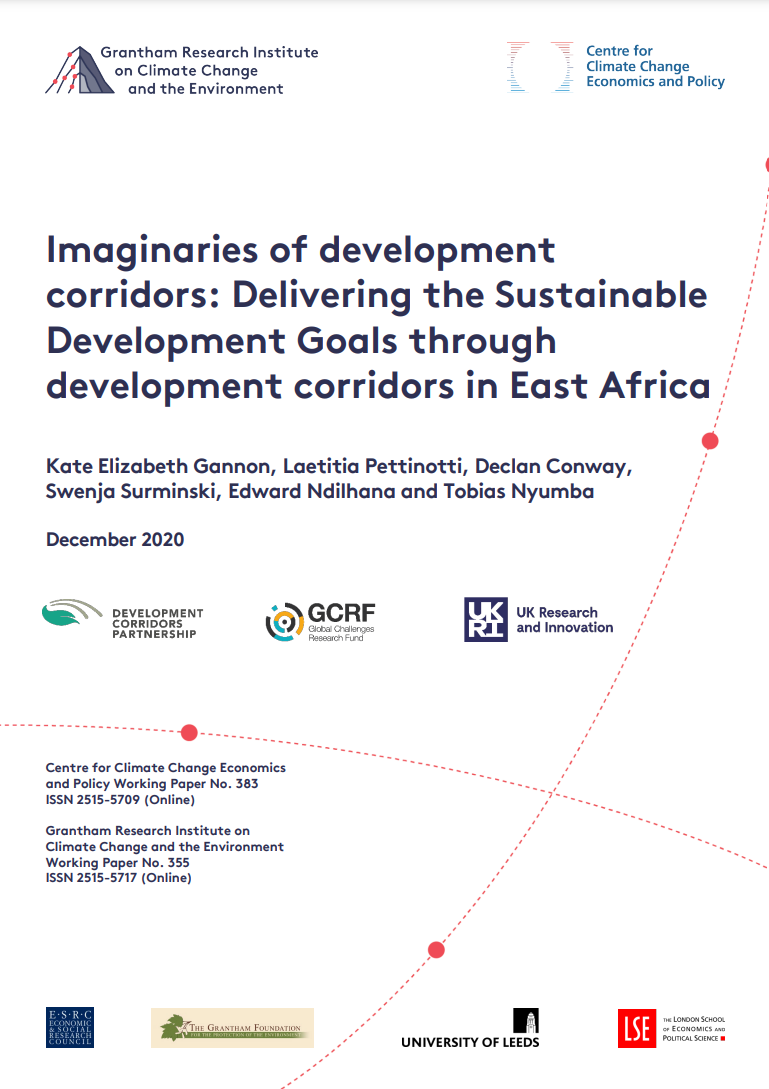 Imaginaries of development corridors: Delivering the Sustainable Development Goals through development corridors in East Africa