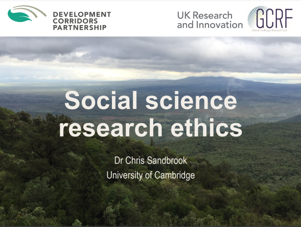 Social Research Training: Ethics